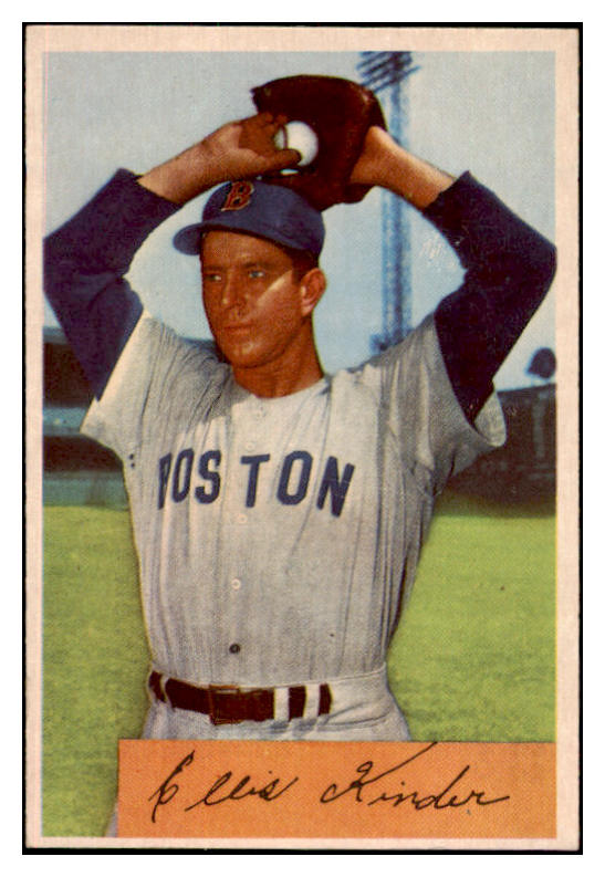 1954 Bowman Baseball #098 Ellis Kinder Red Sox EX-MT 463594