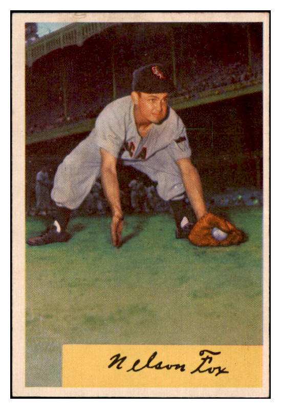 1954 Bowman Baseball #006 Nellie Fox White Sox EX-MT 463624