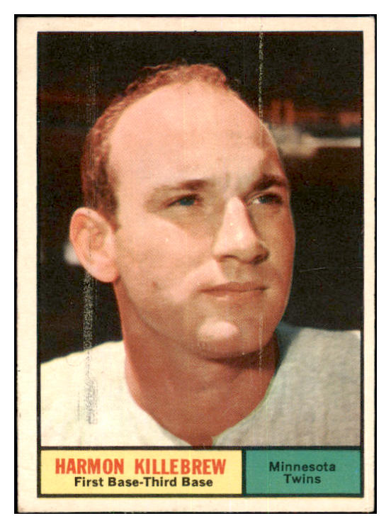 1961 Topps Baseball #080 Harmon Killebrew Twins VG-EX 463637