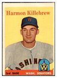 1958 Topps Baseball #288 Harmon Killebrew Senators VG 463641