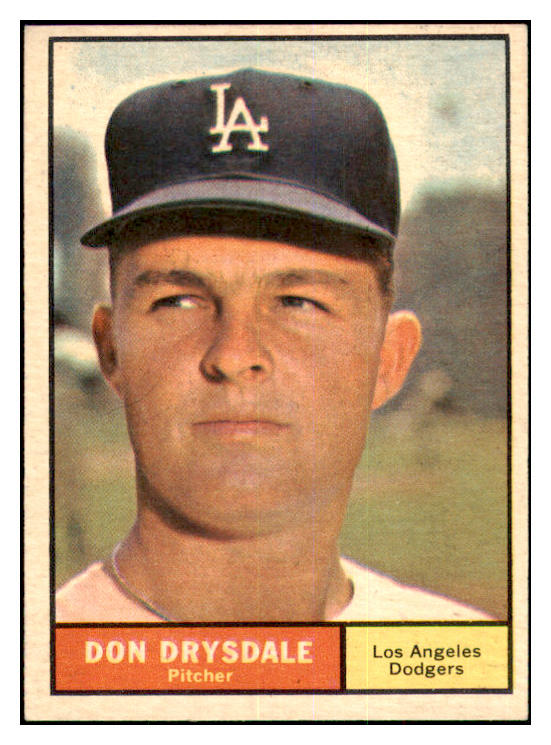 1961 Topps Baseball #260 Don Drysdale Dodgers EX-MT 463688