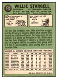 1967 Topps Baseball #140 Willie Stargell Pirates EX+/EX-MT 463693
