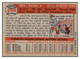 1957 Topps Baseball #250 Eddie Mathews Braves VG-EX 463695