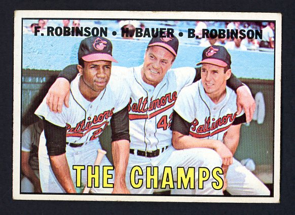 1967 Topps Baseball #001 Brooks Robinson Frank Robinson VG-EX 463702