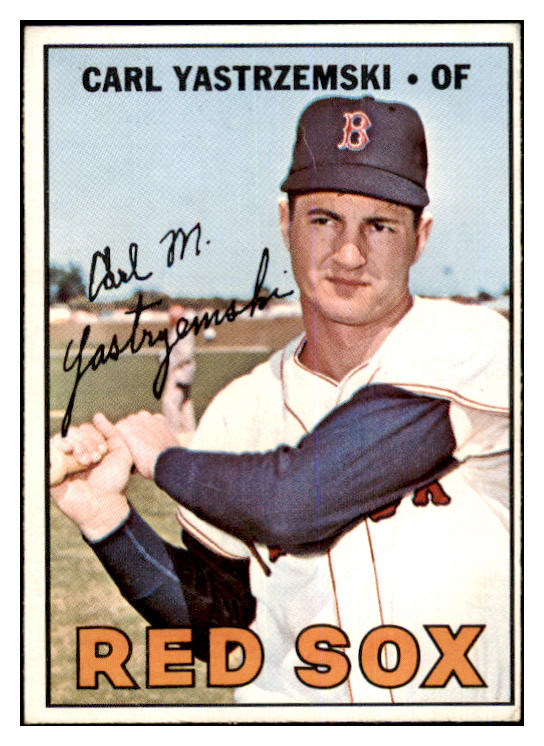 1967 Topps Baseball #355 Carl Yastrzemski Red Sox EX+/EX-MT 463703