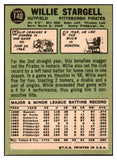 1967 Topps Baseball #140 Willie Stargell Pirates VG-EX 463706