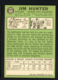 1967 Topps Baseball #369 Catfish Hunter A's EX-MT 463736