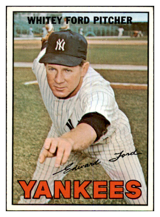 1967 Topps Baseball #005 Whitey Ford Yankees EX-MT 463737