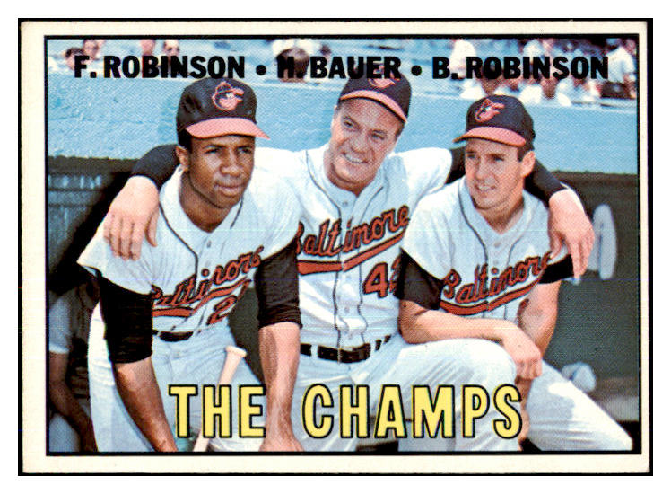 1967 Topps Baseball #001 Brooks Robinson Frank Robinson EX 463739