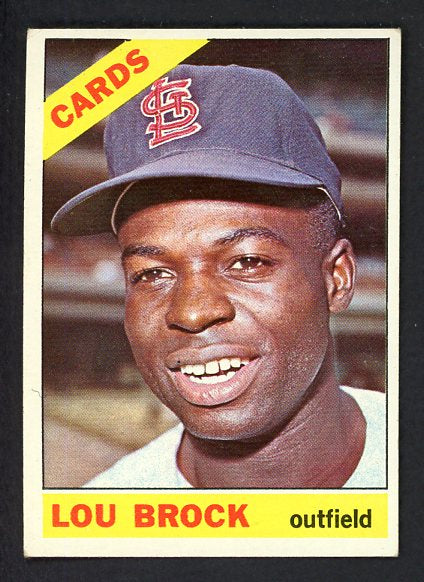 1966 Topps Baseball #125 Lou Brock Cardinals EX 463764