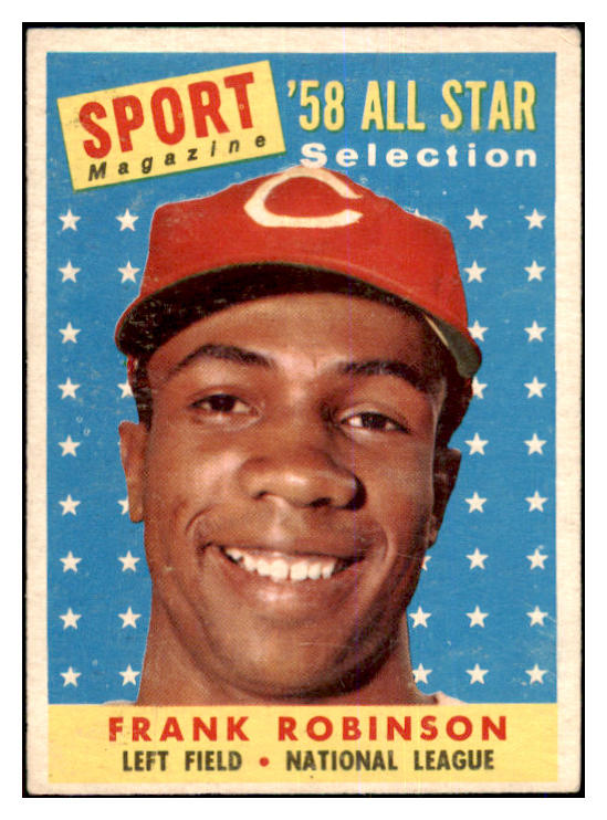 1958 Topps Baseball #484 Frank Robinson A.S. Reds VG-EX 463776