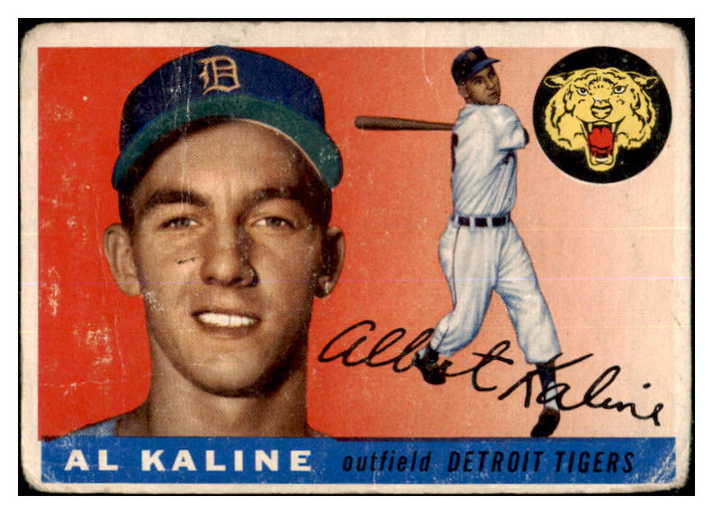 1955 Topps Baseball #004 Al Kaline Tigers Fair 463788