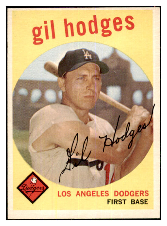 1959 Topps Baseball #270 Gil Hodges Dodgers EX-MT 463805