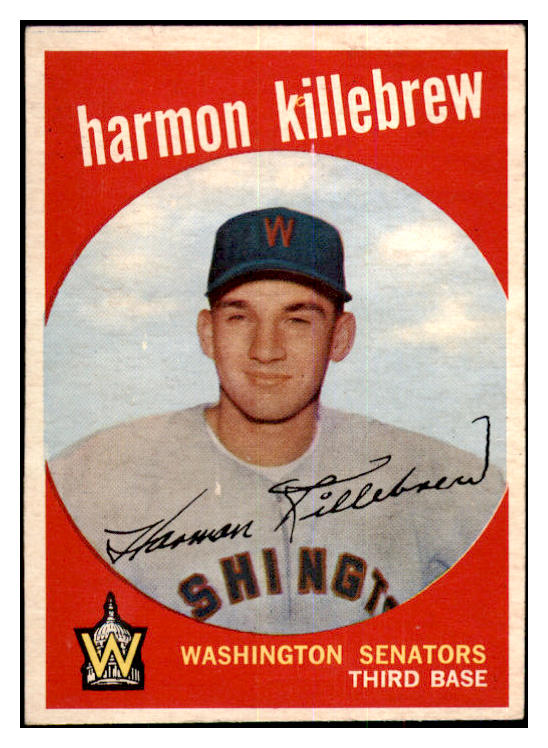 1959 Topps Baseball #515 Harmon Killebrew Senators EX+/EX-MT 463817