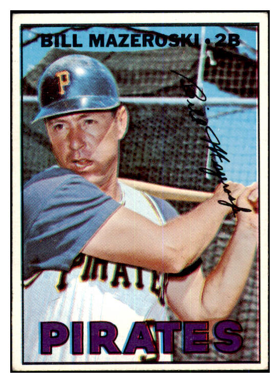 1967 Topps Baseball #510 Bill Mazeroski Pirates EX 463831