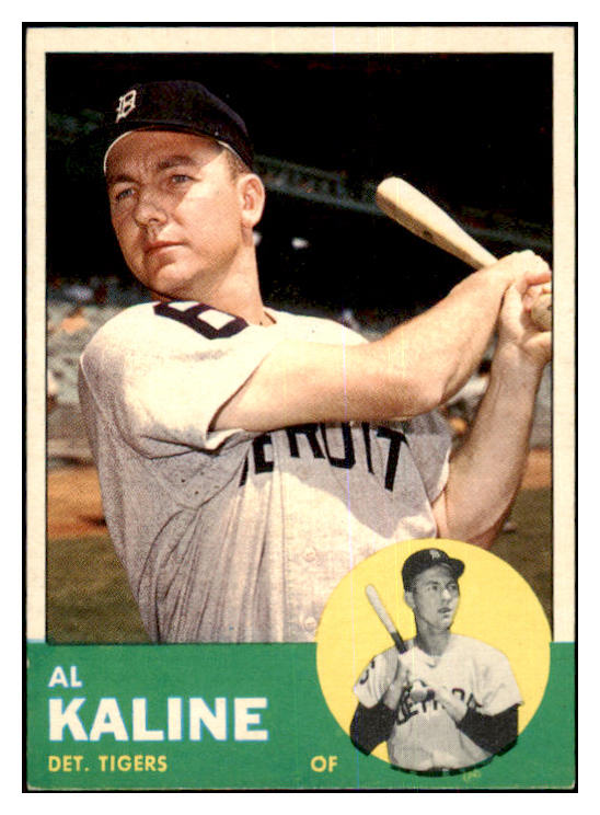 1963 Topps Baseball #025 Al Kaline Tigers EX-MT 463836