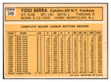 1963 Topps Baseball #340 Yogi Berra Yankees EX-MT 463854