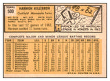 1963 Topps Baseball #500 Harmon Killebrew Twins EX 463864