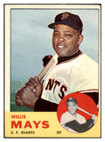 1963 Topps Baseball #300 Willie Mays Giants EX 463865