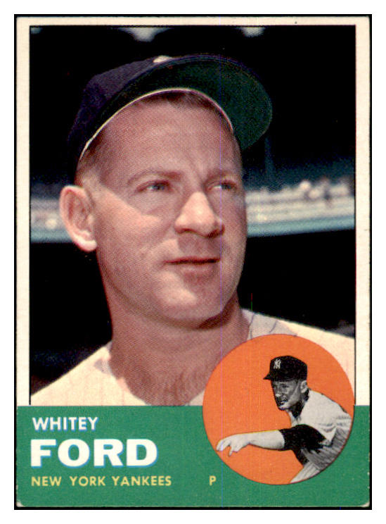 1963 Topps Baseball #446 Whitey Ford Yankees EX 463869