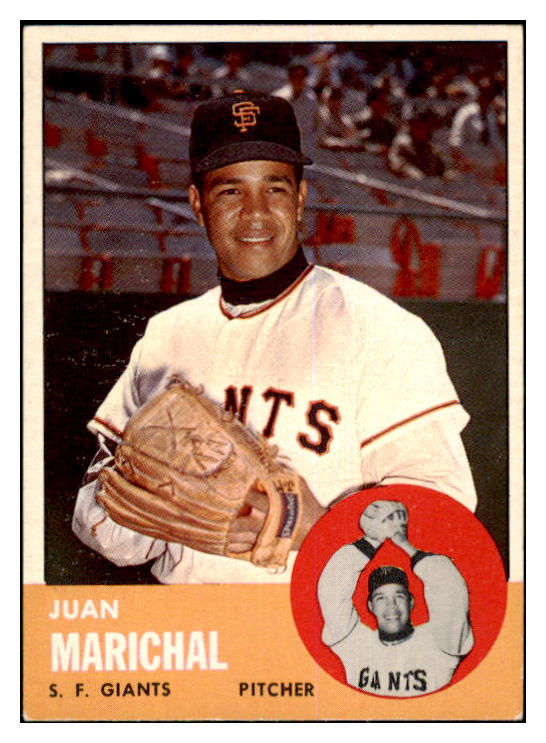 1963 Topps Baseball #440 Juan Marichal Giants EX 463870