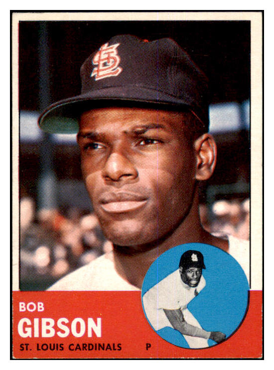 1963 Topps Baseball #415 Bob Gibson Cardinals EX-MT 463871