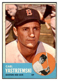 1963 Topps Baseball #115 Carl Yastrzemski Red Sox VG-EX 463888