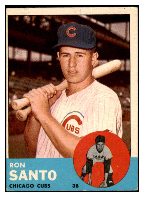 1963 Topps Baseball #252 Ron Santo Cubs VG-EX 463889