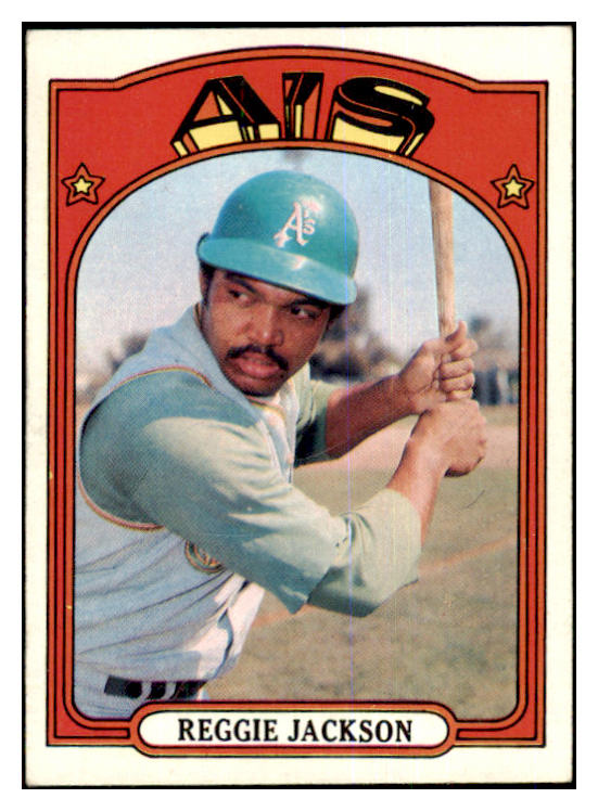 1972 Topps Baseball #435 Reggie Jackson A's EX-MT/NR-MT 463899