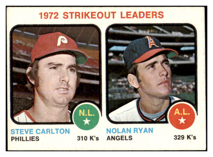 1973 Topps Baseball #067 Strike Out Leaders Nolan Ryan EX-MT 463900