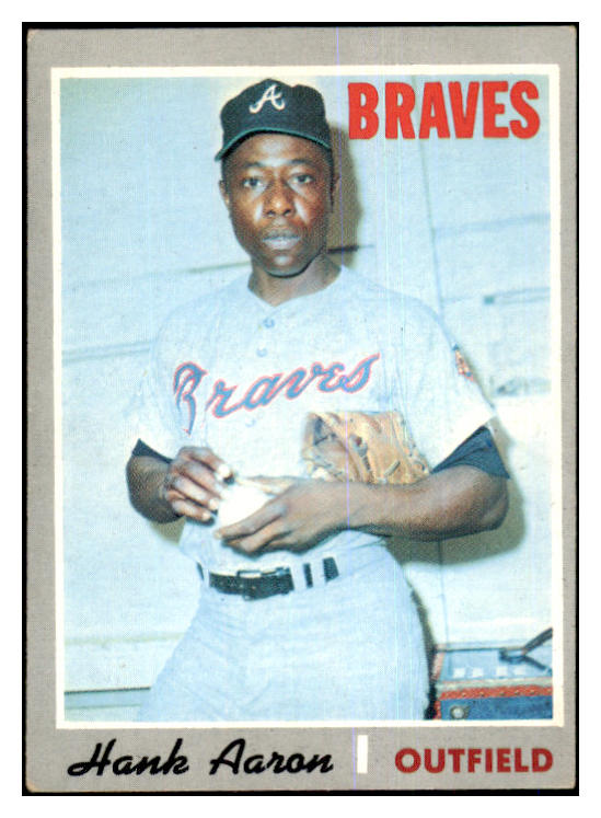 1970 Topps Baseball #500 Hank Aaron Braves VG-EX 463926