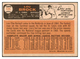 1966 Topps Baseball #125 Lou Brock Cardinals GD-VG 463954