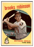 1959 Topps Baseball #439 Brooks Robinson Orioles EX+/EX-MT 463965