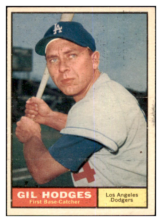 1961 Topps Baseball #460 Gil Hodges Dodgers EX-MT 463979