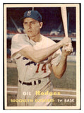 1957 Topps Baseball #080 Gil Hodges Dodgers VG-EX 463995