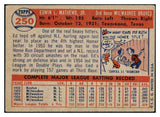 1957 Topps Baseball #250 Eddie Mathew Braves VG-EX 463997