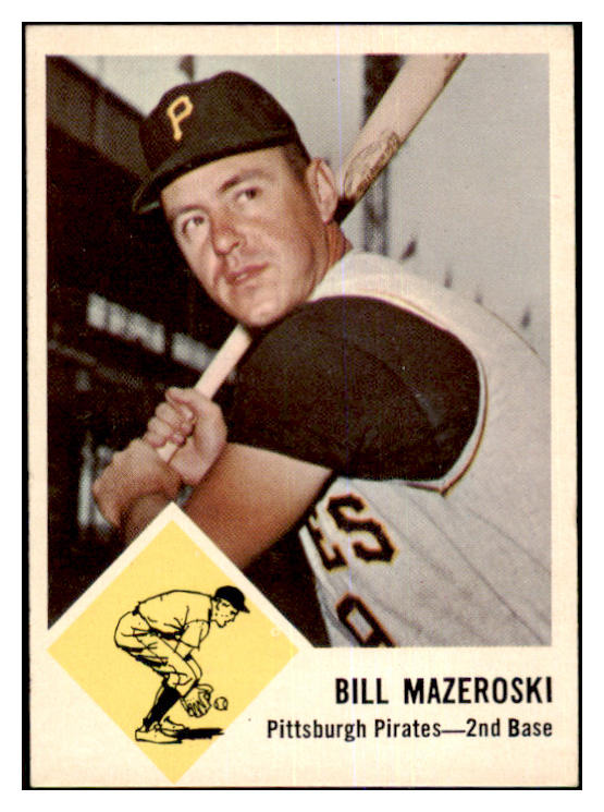 1963 Fleer Baseball #059 Bill Mazeroski Pirates NR-MT 464001