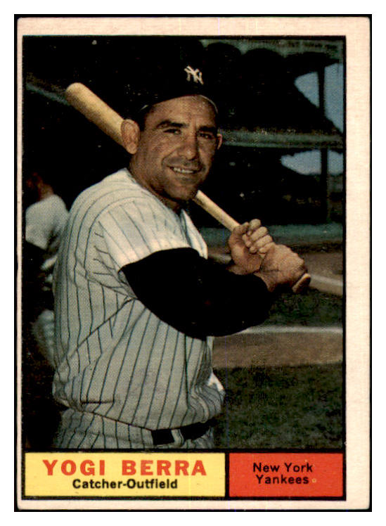1961 Topps Baseball #425 Yogi Berra Yankees EX 464002