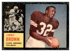 1962 Topps Football #028 Jim Brown Browns Fair 464023