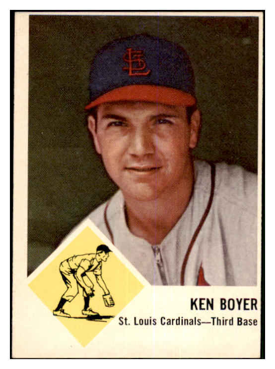 1963 Fleer Baseball #060 Ken Boyer Cardinals EX-MT 464026