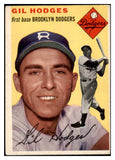 1954 Topps Baseball #102 Gil Hodges Dodgers VG-EX 464028