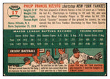 1954 Topps Baseball #017 Phil Rizzuto Yankees VG-EX/EX 464029