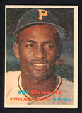 1957 Topps Baseball #076 Roberto Clemente Pirates EX 464096