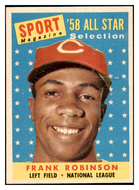 1958 Topps Baseball #484 Frank Robinson A.S. Reds EX-MT 464128