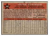 1958 Topps Baseball #484 Frank Robinson A.S. Reds EX-MT 464128