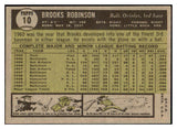 1961 Topps Baseball #010 Brooks Robinson Orioles EX+/EX-MT 464136
