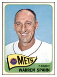 1965 Topps Baseball #205 Warren Spahn Mets NR-MT 464171