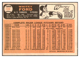 1966 Topps Baseball #160 Whitey Ford Yankees EX 464175