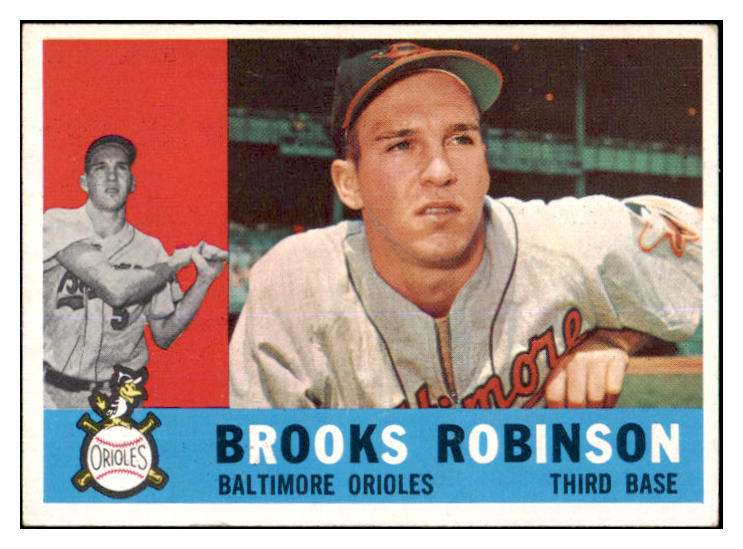 1960 Topps Baseball #028 Brooks Robinson Orioles EX+/EX-MT 464189