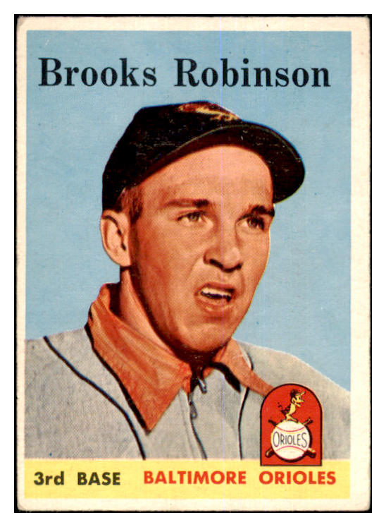 1958 Topps Baseball #307 Brooks Robinson Orioles VG-EX 464190